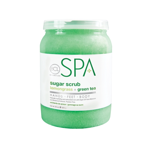 BCL Spa Sugar Scrub - Lemongrass & Green Tea - Creata Beauty - Professional Beauty Products