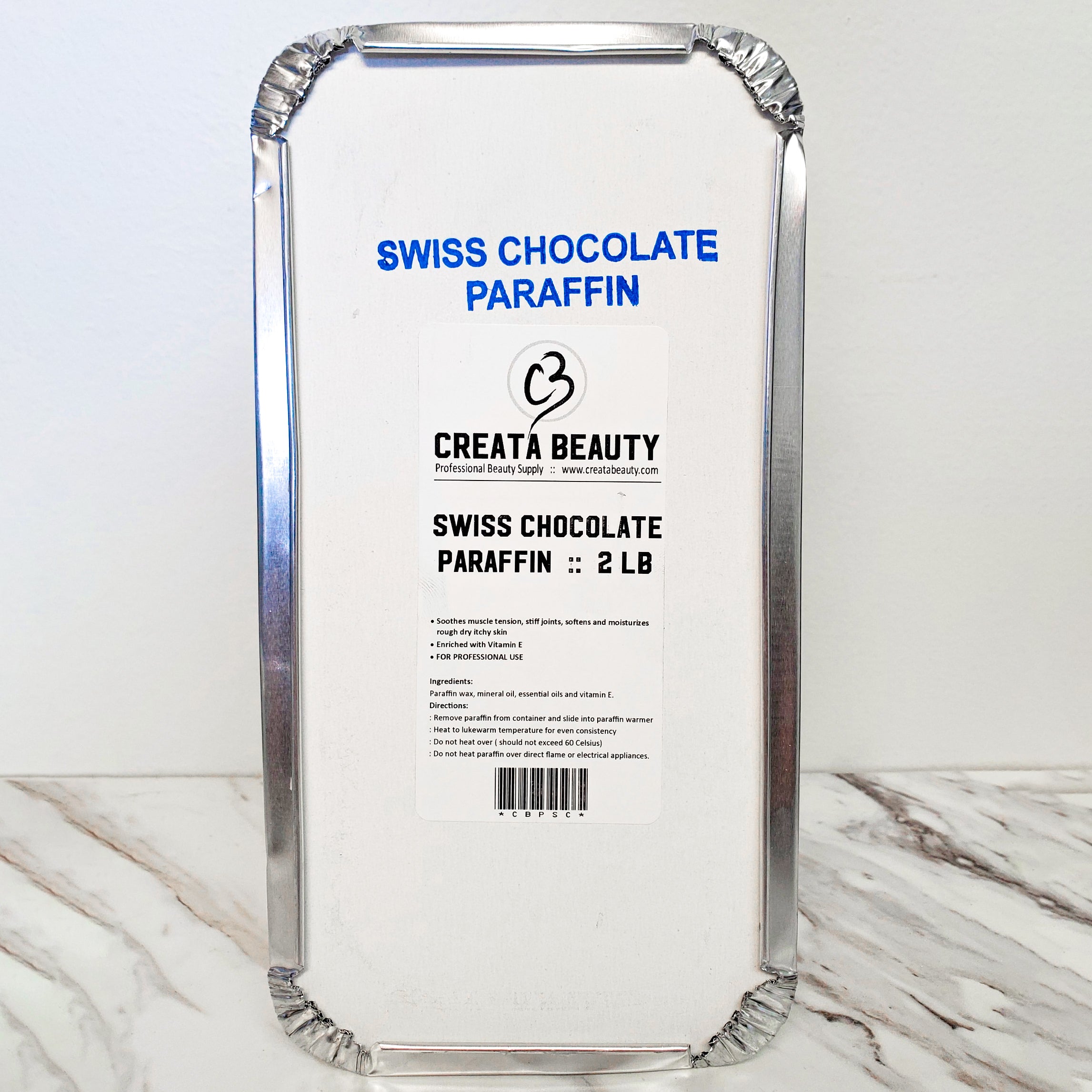 Creata Beauty Paraffin 2lb - Swiss Chocolate - Creata Beauty - Professional Beauty Products