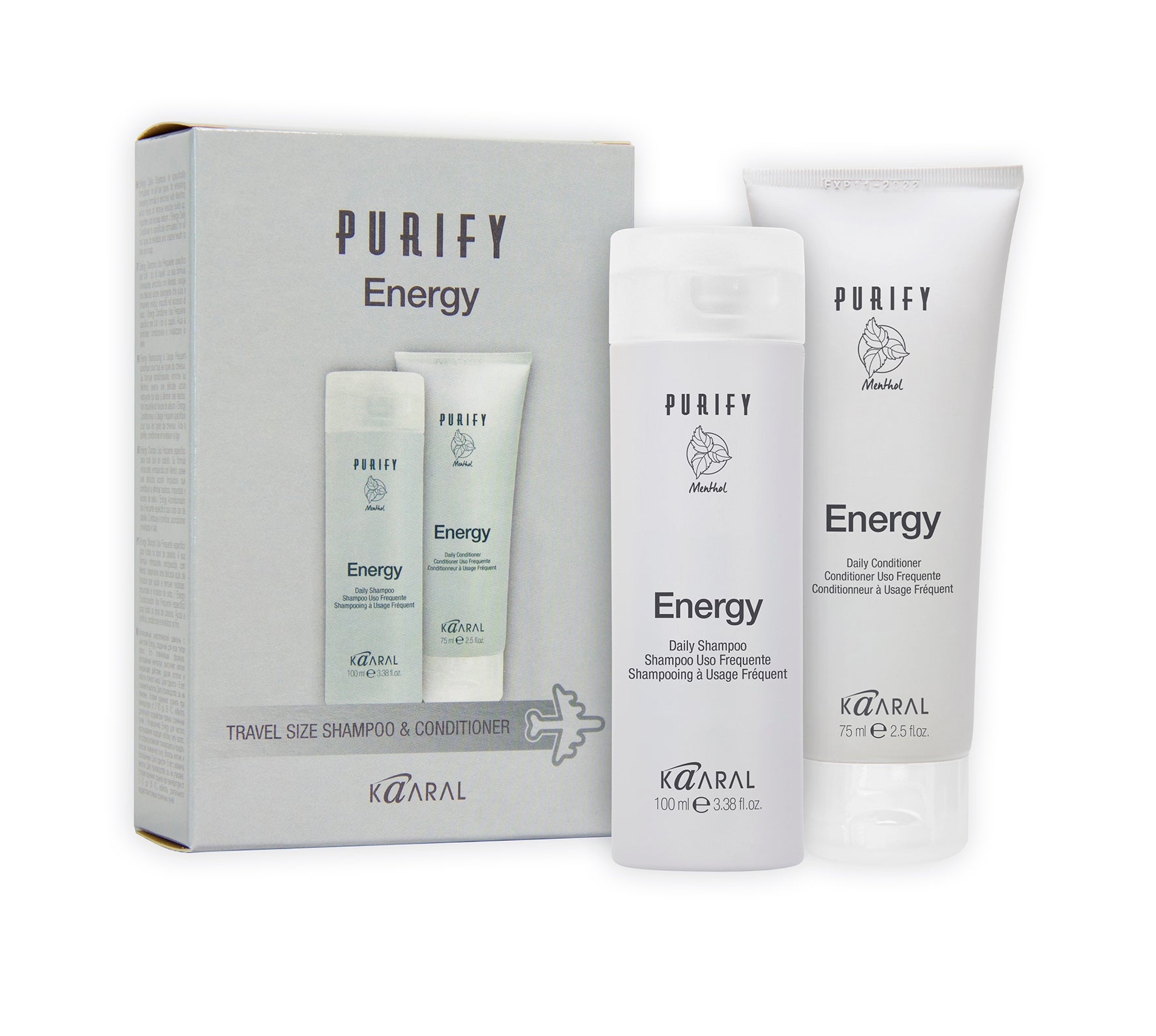 Kaaral - Purify Energy Shampoo + Conditioner Travel Kit - Creata Beauty - Professional Beauty Products