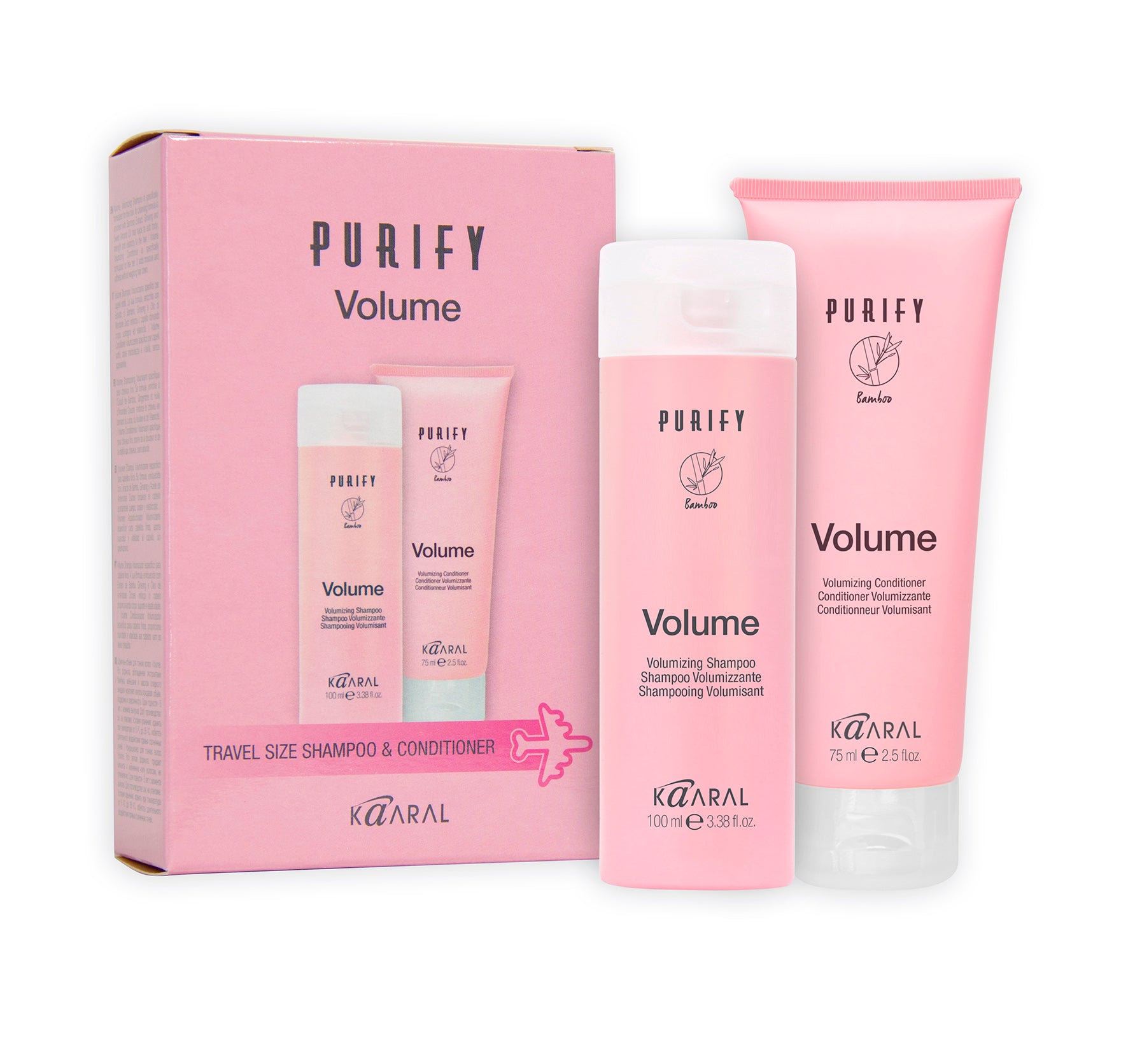 Kaaral - Purify Volume Shampoo + Conditioner Travel Kit - Creata Beauty - Professional Beauty Products