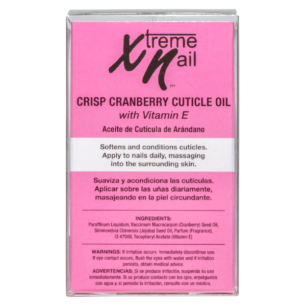 Xtreme Nails Cuticle Oil - Crisp Cranberry :: NEW PACKAGING - Creata Beauty - Professional Beauty Products